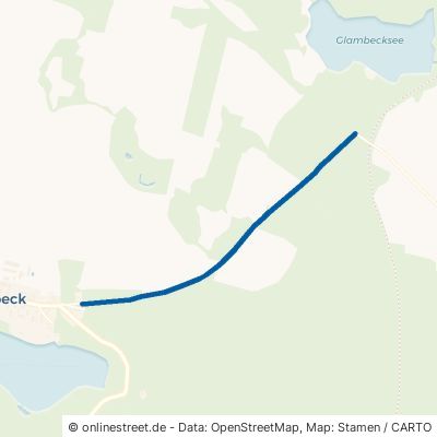 Weg Nach Baumgarten Vielitzsee Seebeck 