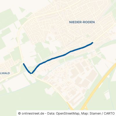 Ober-Rodener Straße Rodgau Nieder-Roden 