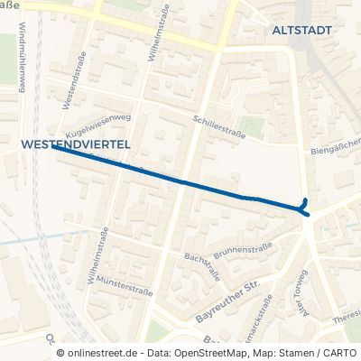 Friedrichstraße 95028 Hof Innenstadt 