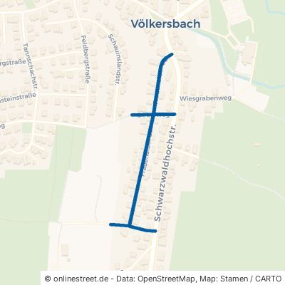 Frauenalber Straße Malsch Völkersbach 