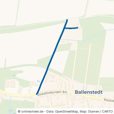Felsenkellerweg Ballenstedt 