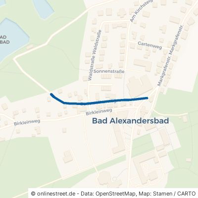 Badeweiherweg Bad Alexandersbad Dünkelhammer 