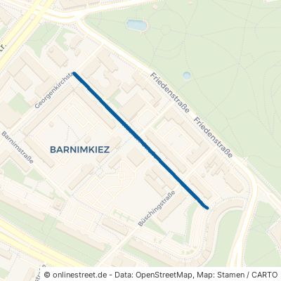 Höchste Straße Berlin Friedrichshain 