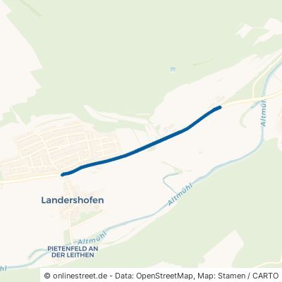 Pfünzer Straße Eichstätt Landershofen 