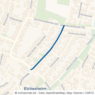Kreuzstraße Elchesheim-Illingen Illingen 