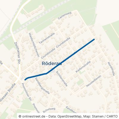 Gartenstraße Zeithain Röderau-Bobersen 