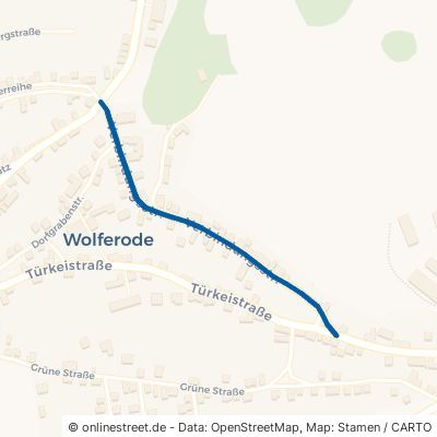 Verbindungsstraße Eisleben Wolferode 
