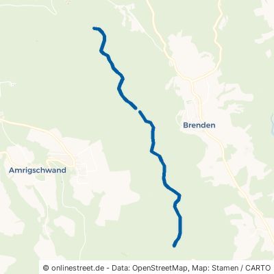 Schwarzatalweg Ühlingen-Birkendorf Brenden 