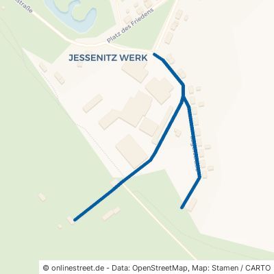 Lagerstraße Lübtheen Jessenitz-Werk 