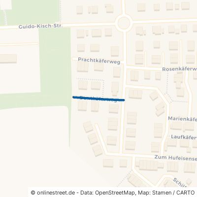 Buntkäferweg 06116 Halle (Saale) Büschdorf Stadtbezirk Ost
