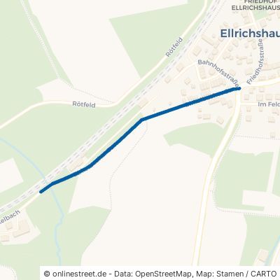 Birkelbacher Straße Satteldorf Ellrichshausen 