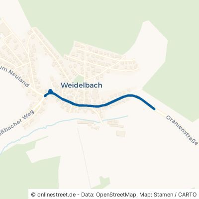 Weidelbacher Straße Haiger Weidelbach 