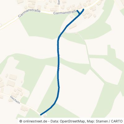 Kapellenweg Mühlingen Gallmannsweil 