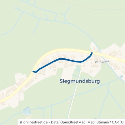 Alte Straße Siegmundsburg 