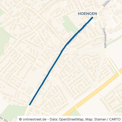 Jülicher Straße Alsdorf Hoengen 