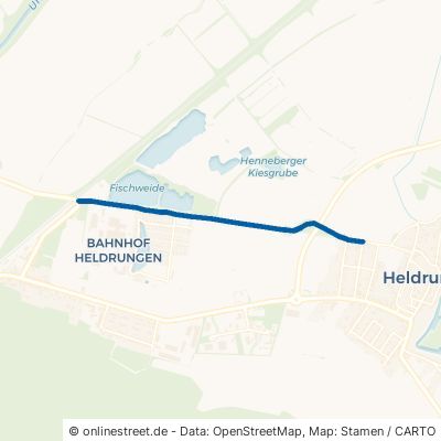 Oldislebener Weg 06577 Heldrungen Bahnhof Heldrungen