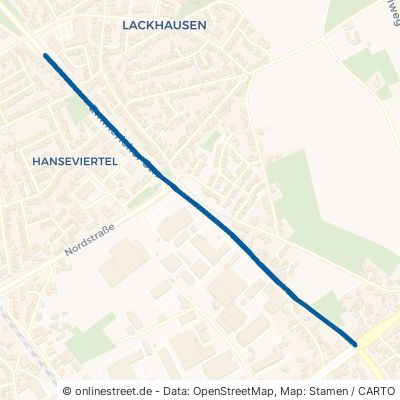 Emmericher Straße Wesel Lackhausen 