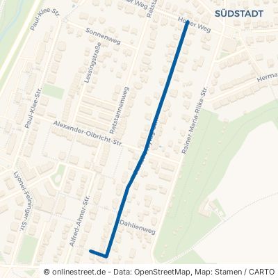 Gustav-Freytag-Straße Weimar Südstadt 