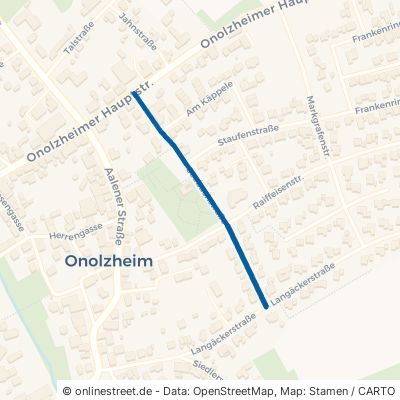 Seebachstraße Crailsheim Onolzheim 