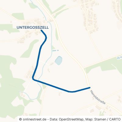 Trailbachstraße Traitsching Untergoßzell 