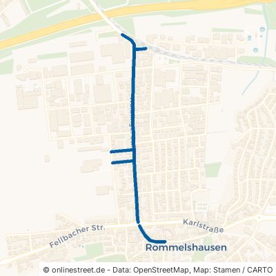 Waiblinger Straße Kernen im Remstal Rommelshausen Rommelshausen