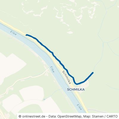 Holzlagerplatzweg Bad Schandau Schmilka 