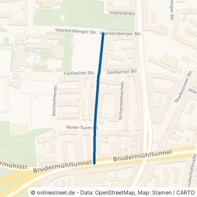 Esswurmstraße München Sendling 