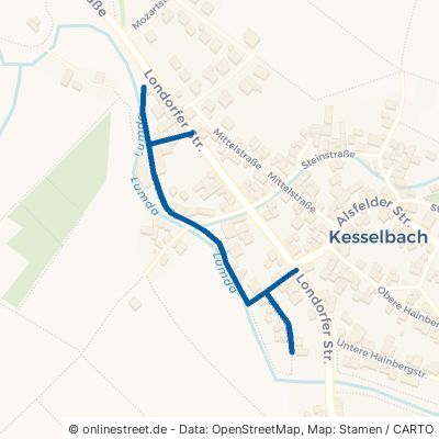 Uferstraße Rabenau Kesselbach 