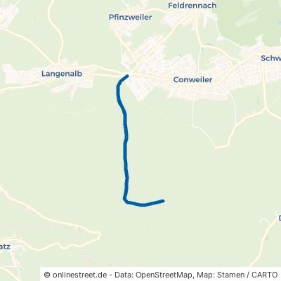 Tannenweg Straubenhardt Feldrennach 