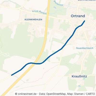 Großenhainer Straße Amt Ortrand Burkersdorf 