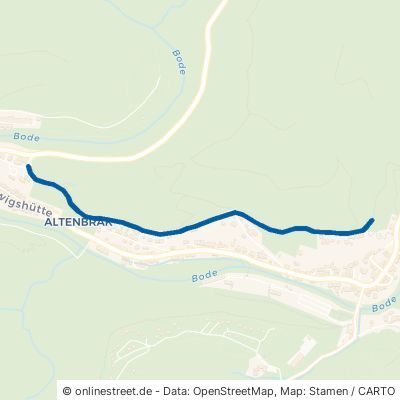 Forstweg Thale Altenbrak 