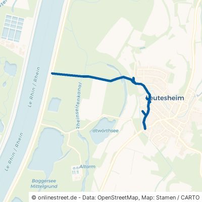 Rheinwaldstraße Kehl Leutesheim 
