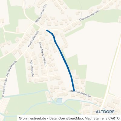 Kuno-Maier-Straße Haag im OB Altdorf 