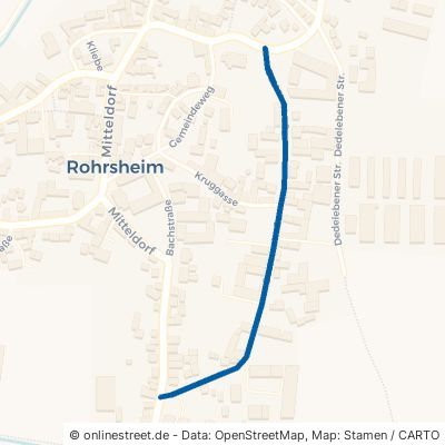 Oesternstraße Osterwieck Rohrsheim 
