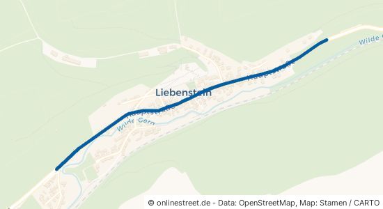 Hauptstraße Geratal Liebenstein 