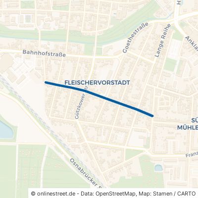 Wiesenstraße Greifswald Fleischervorstadt 