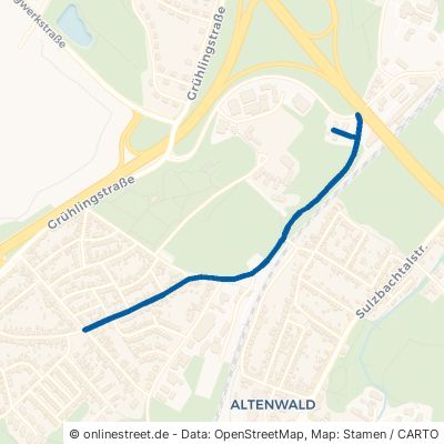 Hühnerfelder Straße Sulzbach (Saar) Altenwald 