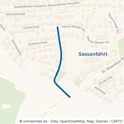 Rotdornweg Hirschaid Sassanfahrt 