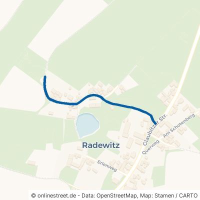 Marksiedlitzer Weg Glaubitz Radewitz 
