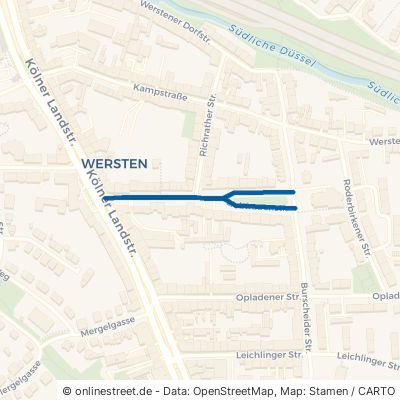 Liebfrauenstraße Düsseldorf Wersten 