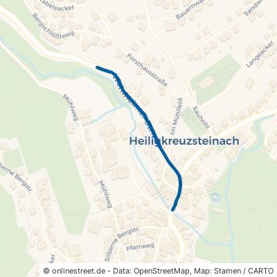 Weinheimer Straße Heiligkreuzsteinach 