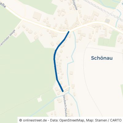 Deubacher Straße Wutha-Farnroda Schönau 