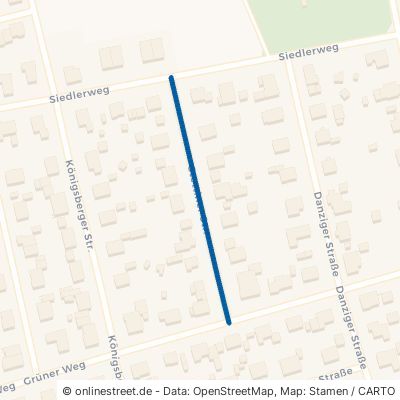 Stettiner Straße Hiddenhausen Eilshausen 