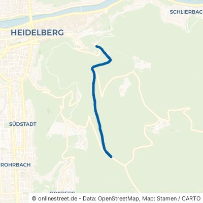 Gaiberger Weg Heidelberg Altstadt 