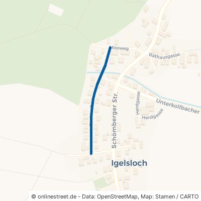 Poststraße Oberreichenbach Igelsloch 