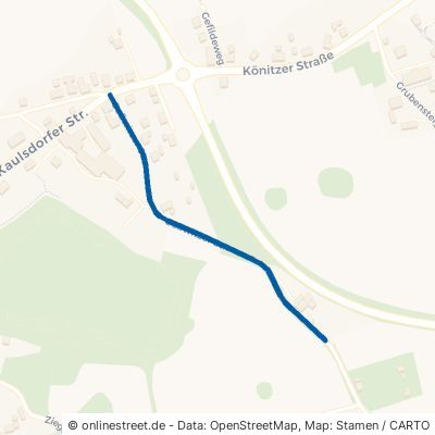 Goßwitzer Straße Unterwellenborn Kamsdorf 