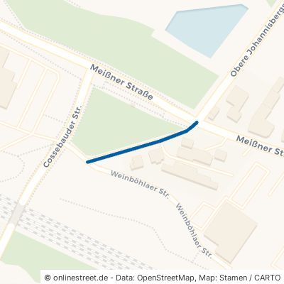 Mittlere Johannisbergstraße Radebeul Naundorf 