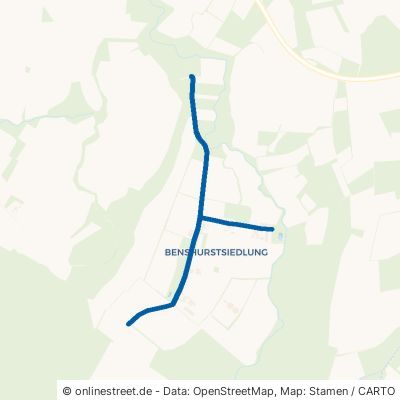 Benshurstsiedlung Lichtenau Stadtgebiet 