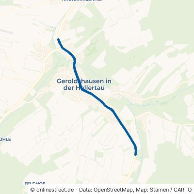 Hauptstraße Wolnzach Geroldshausen 