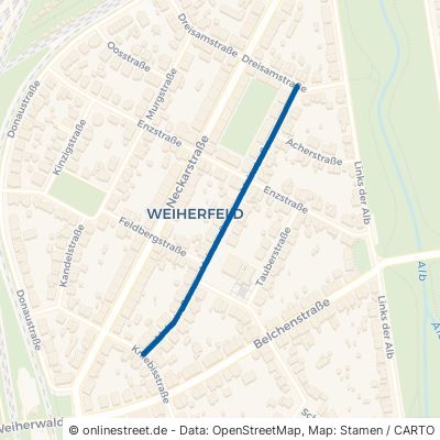 Mainstraße Karlsruhe Weiherfeld-Dammerstock 